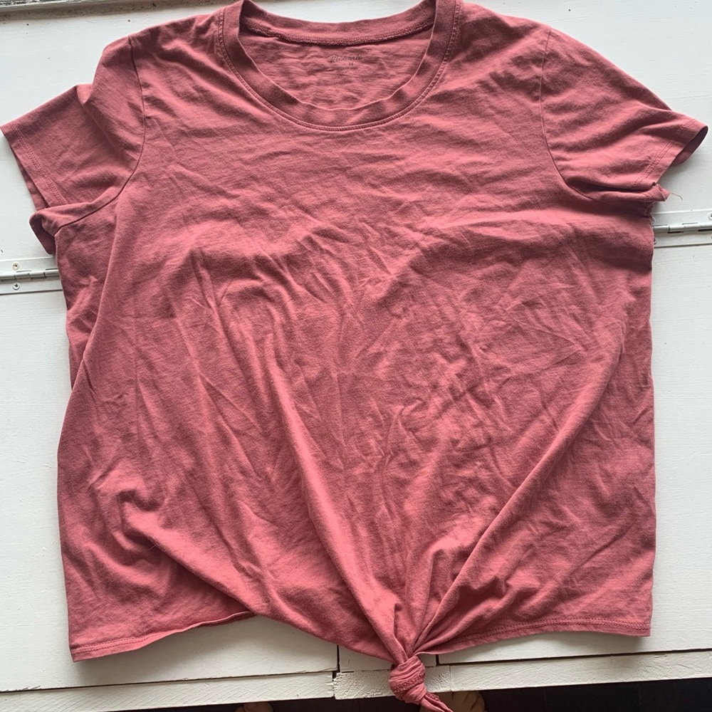 Madewell Knot Front Shirt